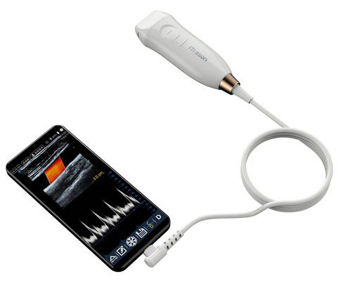 Máy quét siêu âm cầm tay với đầu dò tuyến tính tần số cao 12MHZ để truy cập mạch máu chính xác và thủ tục chèn PICC