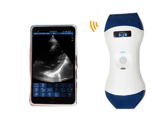 Mua Đầu dò siêu âm cầm tay không dây kích thước lòng bàn tay FDA CE ISO13485 với mảng pha và đầu kép tuyến tính cho POCUS online manufacture