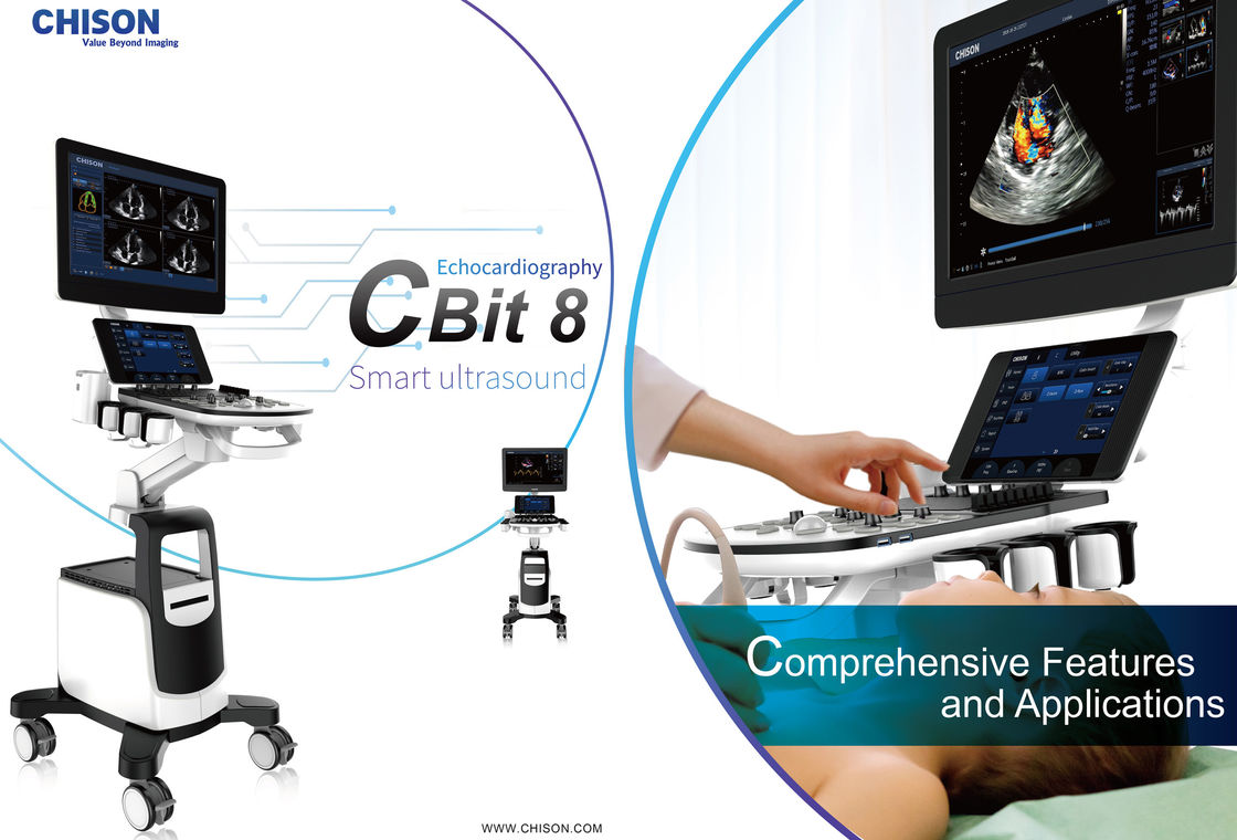Máy siêu âm Doppler màu xe đẩy tần số cao Cbit 8