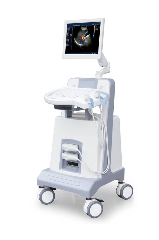 Công cụ chẩn đoán siêu âm Doppler màu xe đẩy cấp nhập cảnh 500GB