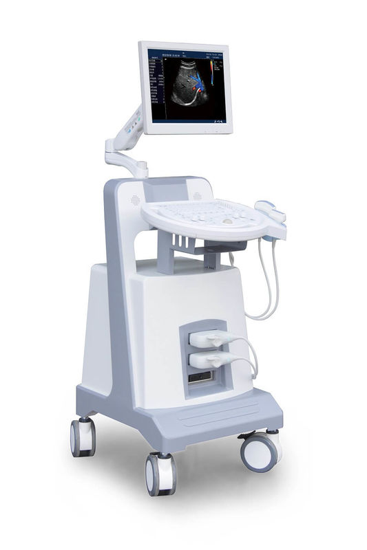 Công cụ chẩn đoán siêu âm Doppler màu xe đẩy cấp nhập cảnh 500GB
