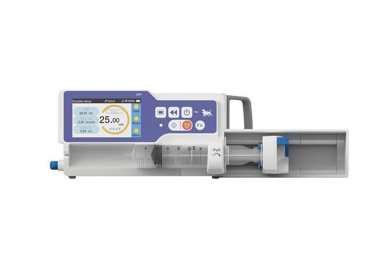 5ml đến 60ml Trình điều khiển ống tiêm màu TFT 4,3